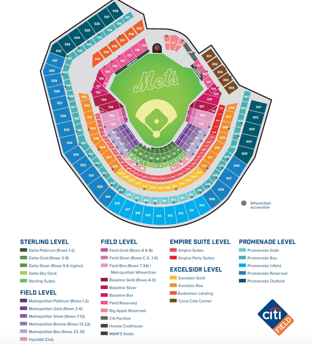 Citi Field Seating Chart