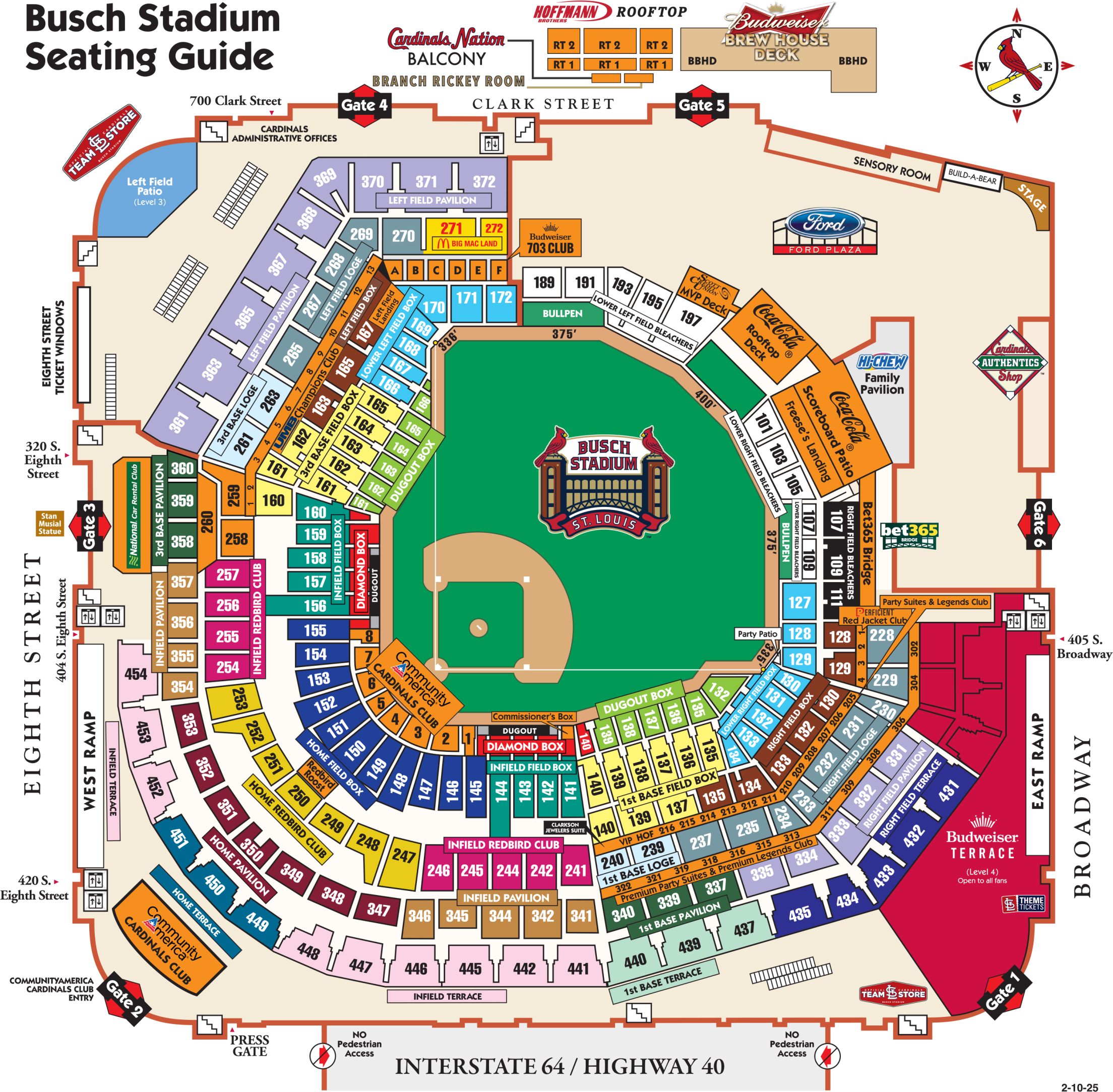 Busch Stadium Seating Chart